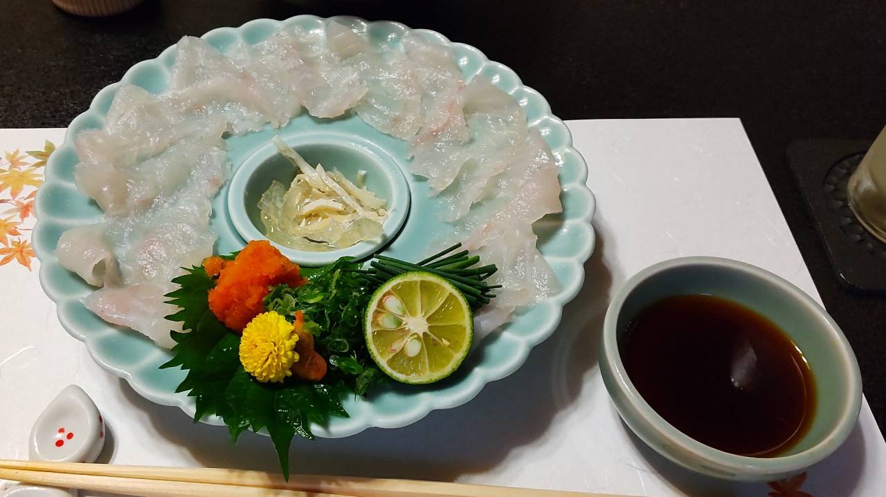 姫路瓢亭本店さんのふぐ料理♪